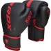 RDX F6 Kara Boxing Training Gloves Black - Black / 18oz