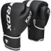 RDX F6 Kara Boxing Training Gloves Black - Black / 18oz