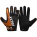 RDX F43 Full Finger Heavy Weightlifting Gym Gloves - M / Orange