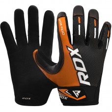 RDX F43 Full Finger Heavy Weightlifting Gym Gloves - M / Orange