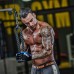 RDX F43 Full Finger Heavy Weightlifting Gym Gloves - M / Orange