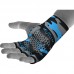 RDX X3 Weightlifting Grips - Blue / L/XL