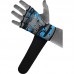 RDX X3 Weightlifting Grips - Blue / L/XL