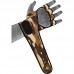 RDX X3 Weightlifting Grips - Brown / L/XL