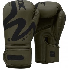 RDX F15 Nero Matte Green Boxing Gloves - 14oz