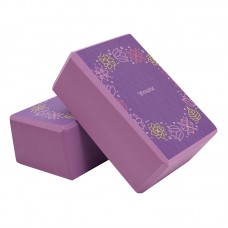 RDX D16 High Density EVA Foam Yoga Blocks Non-Slip Brick - Pair