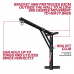 RDX X2B Folding Wall Bracket - Black