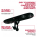 RDX 1B 10 Inch Ceiling Bracket - Black