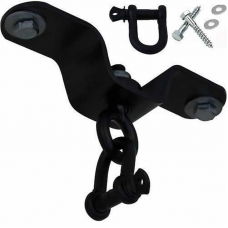 RDX CX Ceiling Hook with D Shackle - Black