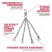 RDX X14 Punch Bag Chains - Silver
