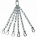 RDX PC 6 Hook Punch Bag Chains - Silver