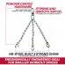 RDX X1 3 Hook Punch Bag Chains - Silver