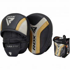 RDX T17 Aura Boxing Pads - Golden