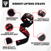 RDX W2 Weightlifting Straps - RedBlack