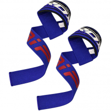 RDX W2 Workout Lifting Straps - Blue