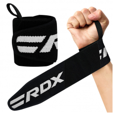 RDX W2 Powerlifting Wrist Wraps - Black