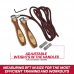 RDX L1 Wooden Handle 9ft Skipping Rope - Brown