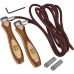 RDX L1 Wooden Handle 9ft Skipping Rope - Brown
