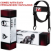 RDX H2 Black Neck Harness For Weight Lifting u0026 Strengthening Exercises - Black