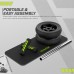 RDX W1 2-in-1 Ab Wheel Roller u0026 Knee Pad Mat - BlackGreen
