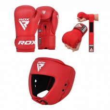 Friendship Sparring Bundle Red - 10oz / S / M