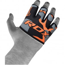 RDX 4 Camo Weight Lifting Grip - Orange