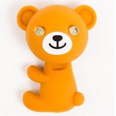 Мигалка для дитячого велосипеда Zoonimal Ведмідь, LED, на підсідел. Світіння: Червоний