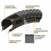 Покришка Continental Cross King 24 " / 24 x 2.00 Чорна, не складна, skin