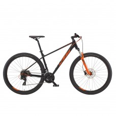 Велосипед KTM CHICAGO 272 27.5 " рама L / 48, чорний матовий (Помаранчевий), 2022
