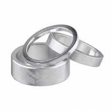 Набір спейсерів SPANK 3/6/12mm, Silver