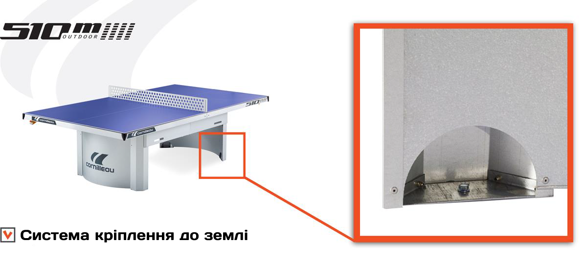 Система кріплення Cornilleau Pro 510M