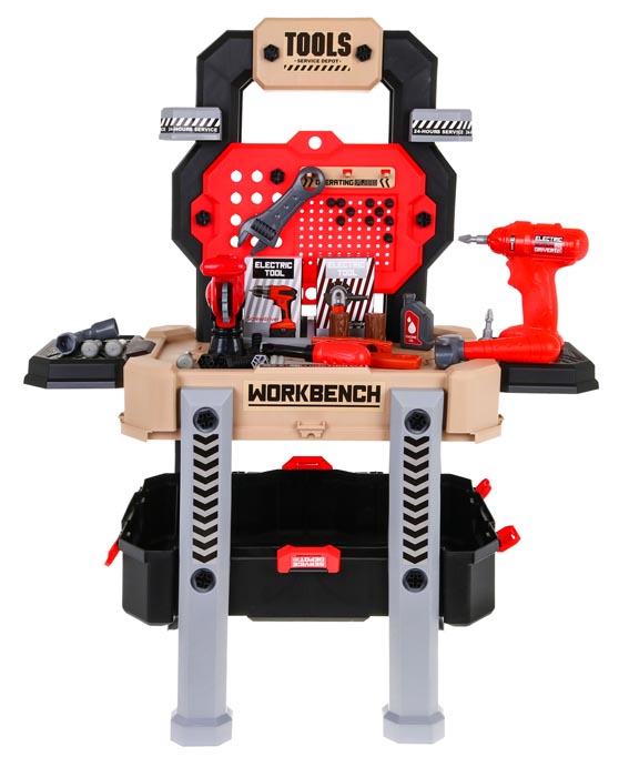 8028A DIY Kit Workshop Tools Red Front
