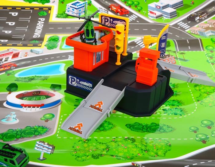 660-S09 parking dla autek detale