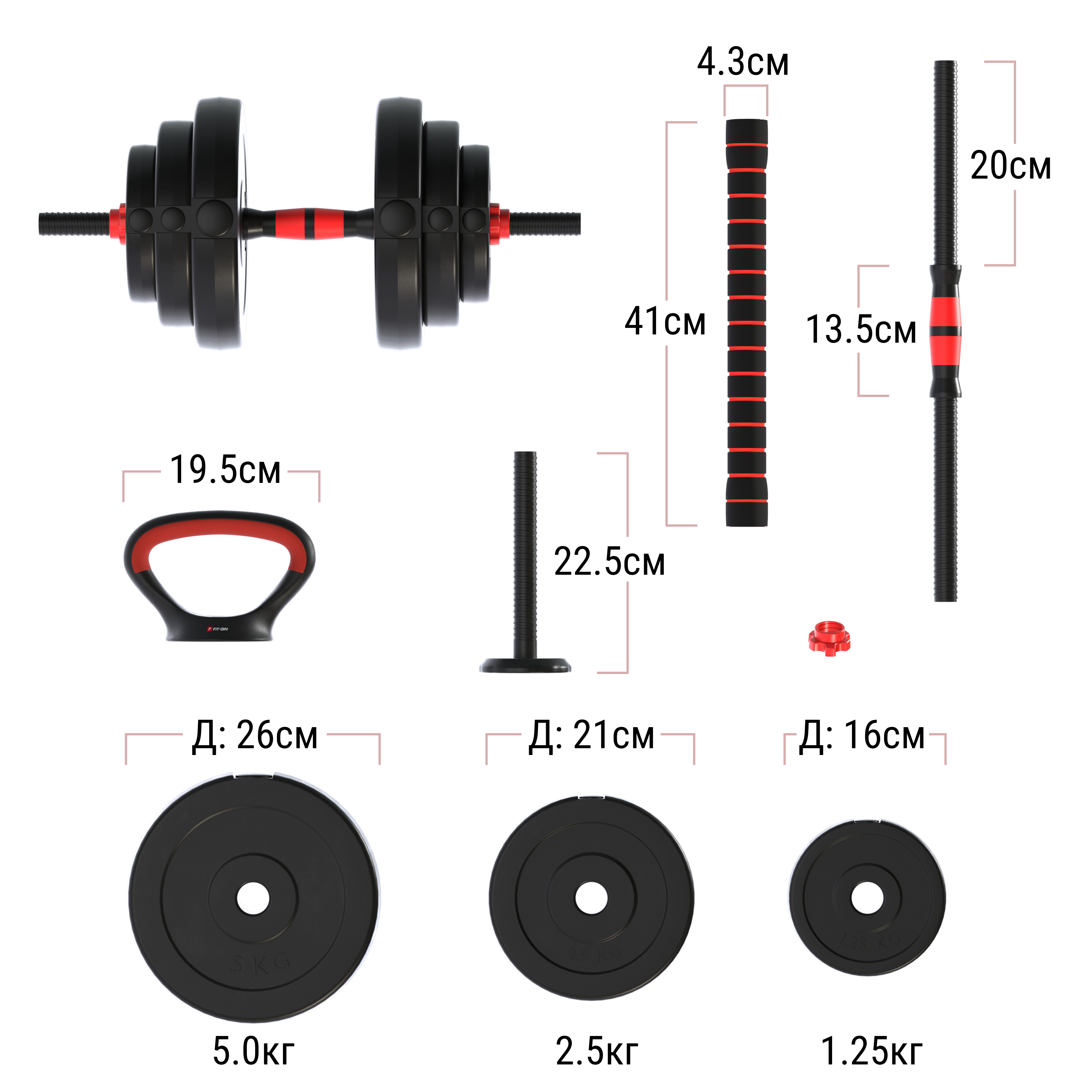 Характеристики Fit-On 6в1