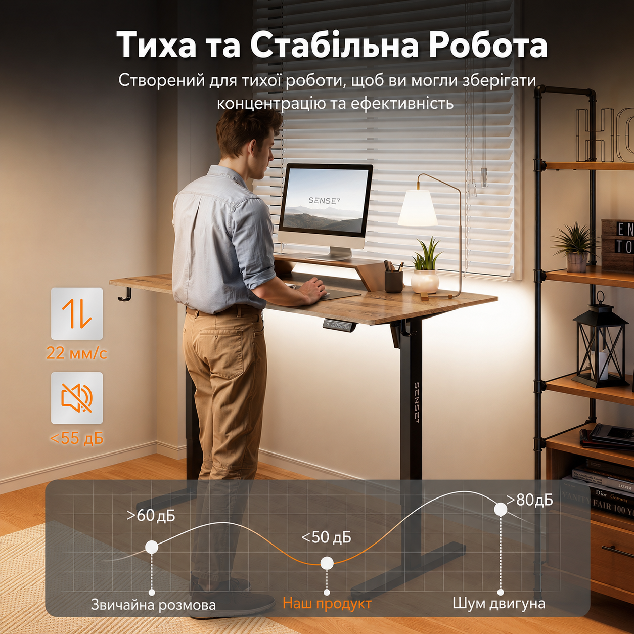 Робоче місце SENSE7 NOJO LIGHT